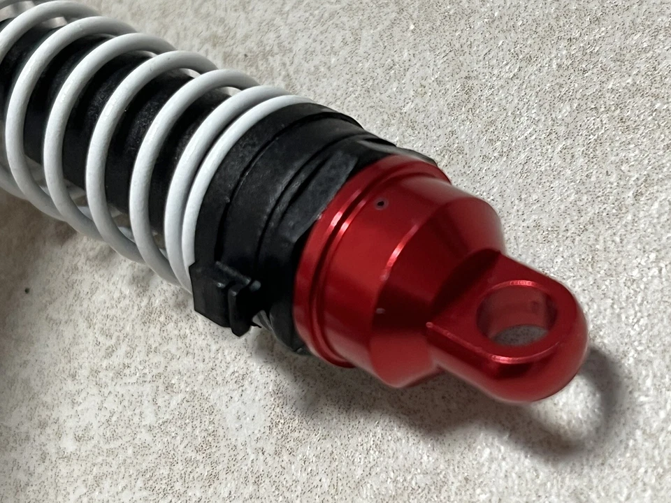 Big Bore Stoßdämpfer Set vorne hinten Dämpfer Alu Shock caps rot - Bild 2 von 4