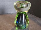 Murano Style Glass Candleholder, green and blue — photo 6
