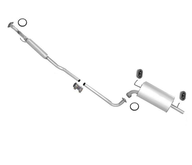 Middle Resonator & Muffler Exhaust System For Toyota Camry 9701 2.2L 4