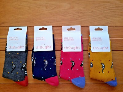 THOUGHT (BRAINTREE) BAMBUS DAMENSOCKEN - SERAFINA CAT SPW994 - NEU MIT ETIKETT