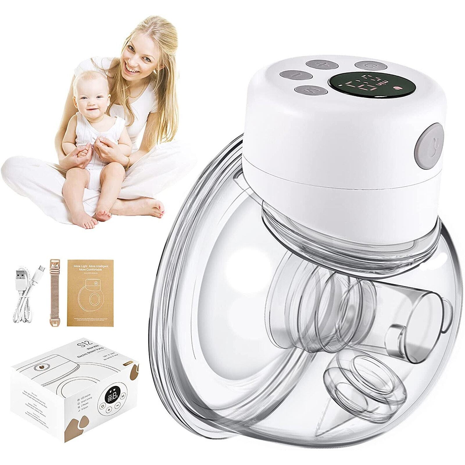 Hands-Free Wireless Wearable Breast Pump with 24MM Flange 2 Modes 9 Levels Portable Design-image