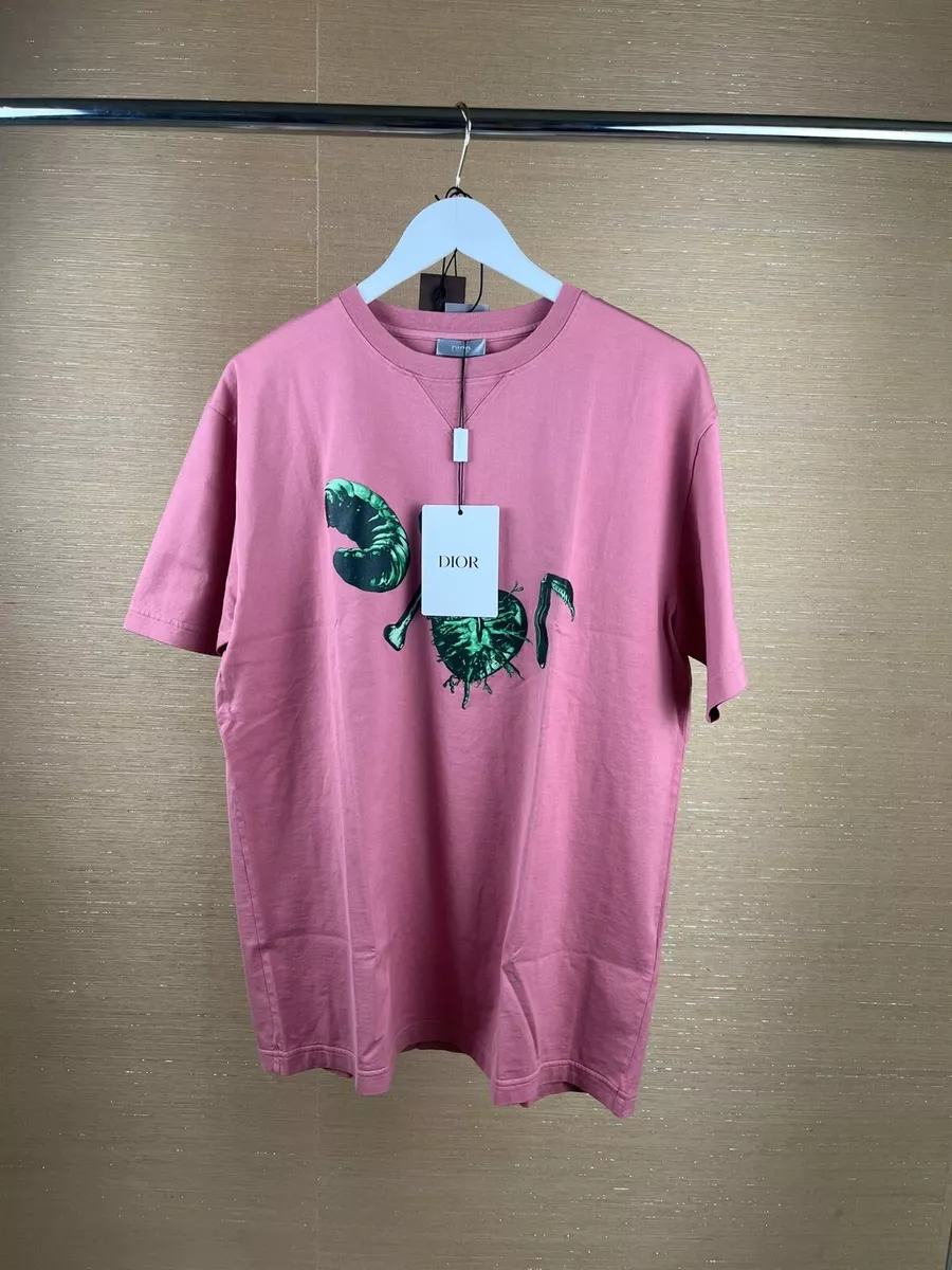 Dior × Travis Scott , Cactus Jack Logo T-Shirt SS in Rose Violet , BNWT L
