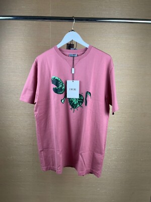 Dior × Travis Scott , Cactus Jack Logo T-Shirt SS in Rose 