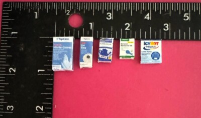 Dollhouse 1:12 Miniature Personal Products Boxes Choice #4