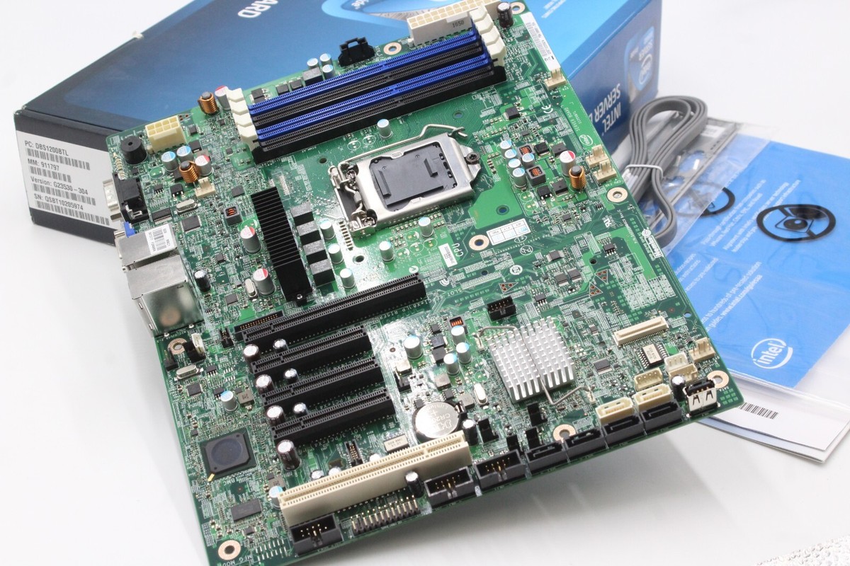 Intel Server Board Model S1200 DBS1200BTL Version G23530-304 DDR3 Open Box  HSH