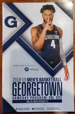 2018-19 GEORGETOWN HOYAS MEN'S BASKETBALL PROGRAM 15 JAN 2019 JAGAN MOSELY COVER