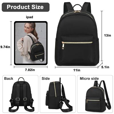 Mini Backpack Girls Womens Fashion Small Backpack Purse Mini Bookbag for Teen... | eBay Mini Backpack Girls Womens Fashion Small Backpack Purse Mini Bookbag for Teen... | eBay