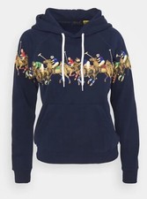 Polo Ralph Lauren Equestrian Horse Riding Hoodie Sportsman Stadium Limited SZ S