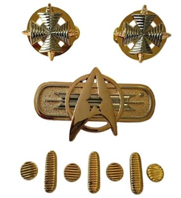 #ad Star Trek Original Movies Uniform Admiral Rank Set of 10 Pins $39.99