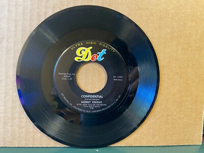 SONNY KNIGHT - Confidential / Jail Bird Rocker Dot-15507 1956