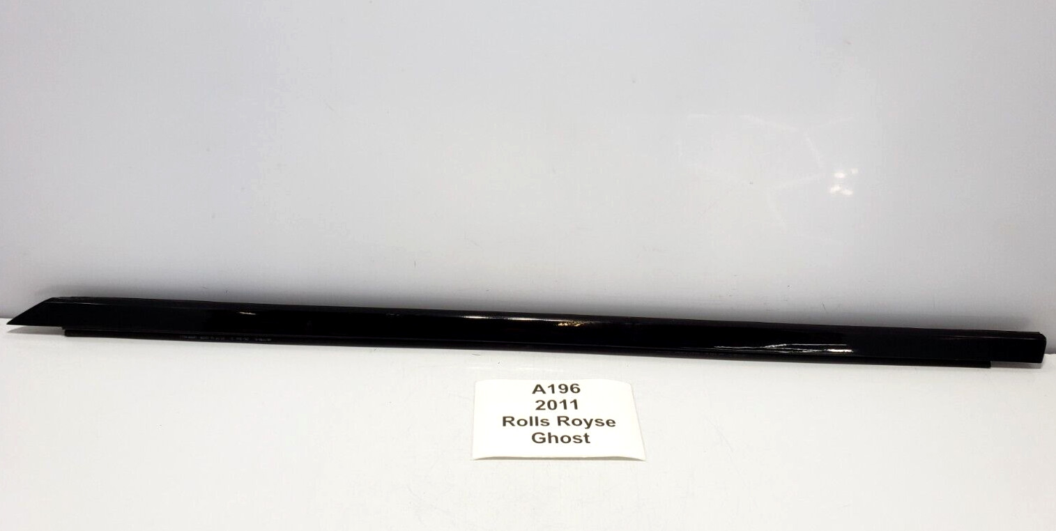✅ 10-14 OEM Rolls Royce Ghost RR4 Front Left Driver Door Molding Trim Black