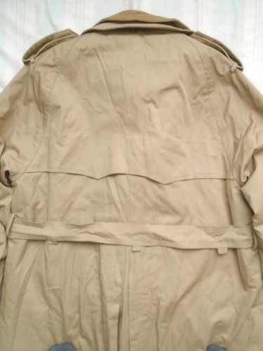RARE Vintage 70s 80s Polo Ralph Lauren 42R* Liner Trench Coat Made in France - Picture 5 of 15