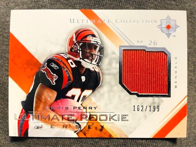 2004 Ultimate Collection Chris Perry Rookie RC Jersey Relic Card /199 Rare