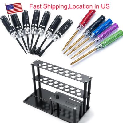 FLYXM Nut Drivers Screw Driver Set Holder Stand For RC Car RC Helicopter RC Boat