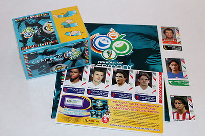 Panini WC WM Germany 2006   1 X Box Display + 7 Update Stickers + Album Mint!