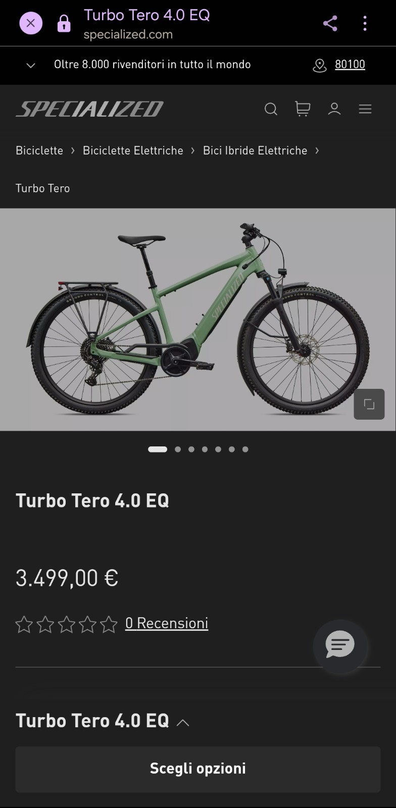 bici elettrica specialized turbo tero 4.0 eq ANCORA DA APRIRE