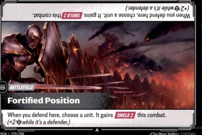 Riftbound OGN279 - Fortified Postion - Uncommon - Origins