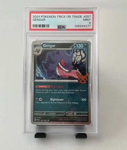 2024 POKEMON TRICK OR TRADE GENGAR #057 PSA 9