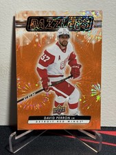 2023-24 Upper Deck Series 1 Hockey DAVID PERRON #DZ-5 DAZZLERS ORANGE