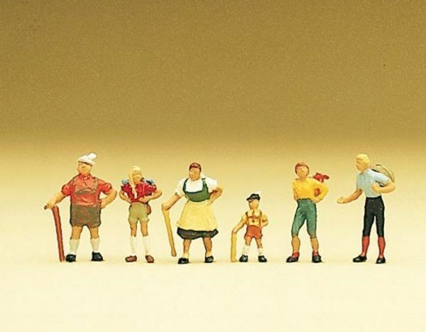 Preiser 79069 N Scale Family in Allgan