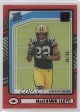 2024 Panini Clearly Donruss Rated Rookie Red /99 Marshawn Lloyd #78 1oa8