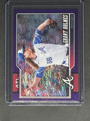 GRANT HOLMES 2026 TOPPS SERIES 1 #182 PURPLE HOLO FOIL  /250
