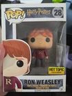 Funko Pop! Harry Potter Ron Weasley With R Sweater #28 Hot Topic Exclusive