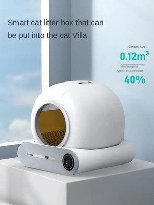 Englische Version Tonepie 65L Automatische Smart Katzentoilette Selbstreinigend Vollständig  