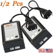 1/2 PCS B3 Battery Charger For LIPO 2s 3s 7.4v 11.1v Lithium Polymer Battery USA