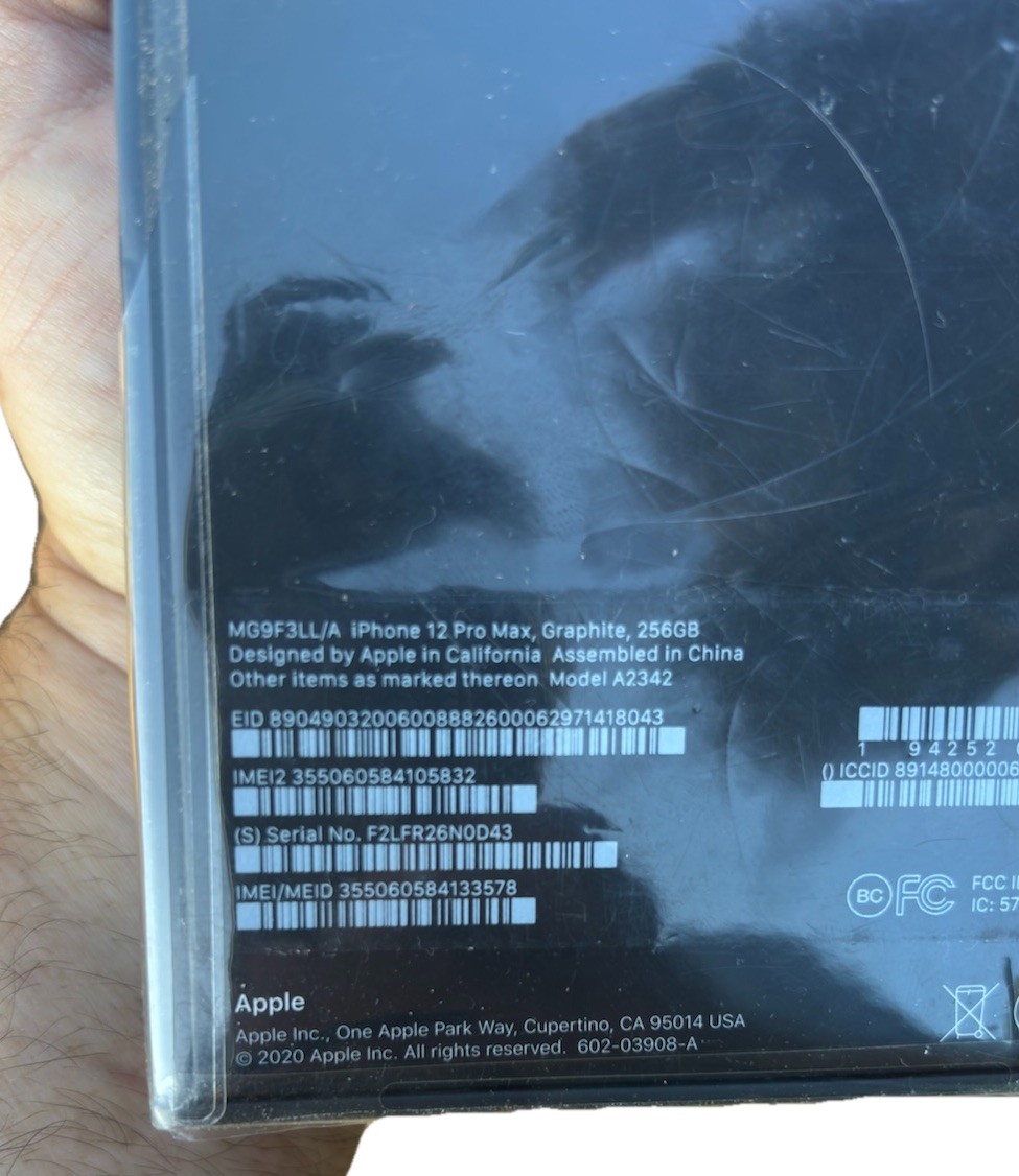 Apple iPhone 12 Pro Max - 256 GB - Graphite (Unlocked) for