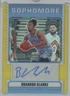 2020-21 Panini Contenders Optic Sophomore Autographs Gold Brandon Clarke Auto