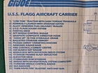 GI.JOE HASBRO 1985 USS FLAGG BLUEPRINTS INSTRUCTION SHEET