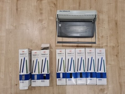 Bindegerät / Binding System ibico ibiMaster 85 und viele Plastikbinderücken
