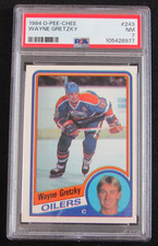 1984-85 O-Pee-Chee #243 Wayne Gretzky PSA 7 NM Z830