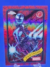 2025 Topps Chrome Marvel FANTASMA 1st Blue & Red Spider WEB REFRACTOR /62 #82 SP