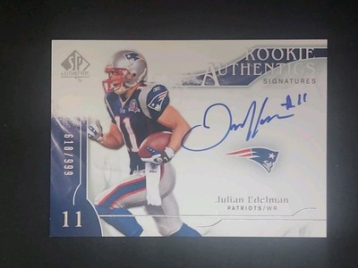 2009 SP Authentic - Rookie Authentics Signatures Julian Edelman #305 /999...