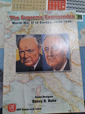 GMT The Supreme Commander Game with Version 2.0 Upgrade / Unpunched