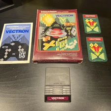 1982 Vectron for Intellivision Original Game Video Game Retro Vintage Complete