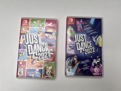 Just Dance 2021 & 2022 Nintendo Switch Game Bundle Lot Tested