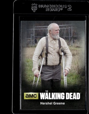 2016 Cryptozoic The Walking Dead Season 4: Part 1 Character Bios Hershel Greene
