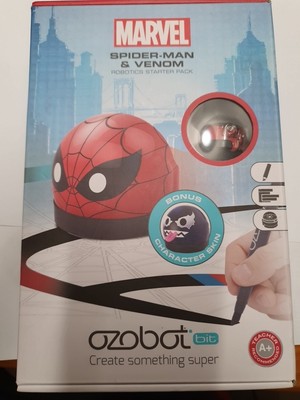OZOBOT Bit Marvel Spider-Man & Venom Skins Robotik Starter Pack - gebraucht