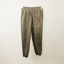 Wonder Nation Boys Khaki Utility Jogger Pants Tan Size L 10-12 Elastic Waist