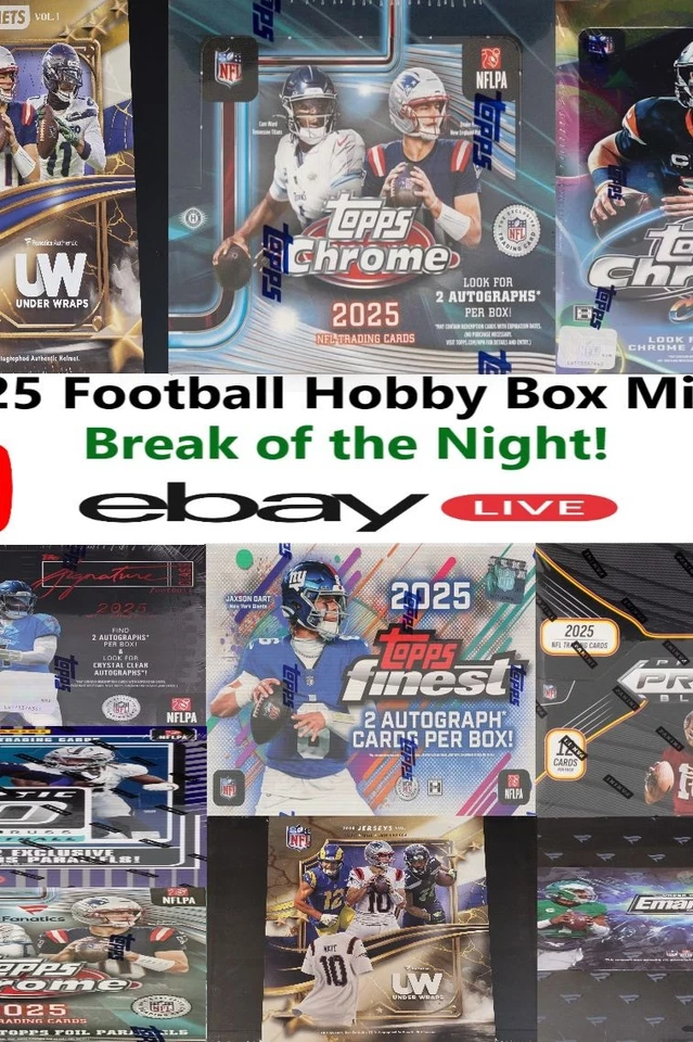 Break #479 COSMIC FINEST PRIZM 2025 Hobby Box Mixer x10