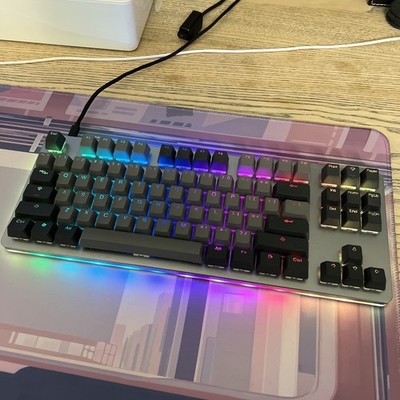 Drop CTRL Mechanical Keyboard + 87 Halo Clear Switches