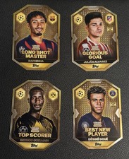 Topps Match Attack 24/25 Chrome Award Winner Bundle X4 Cards