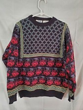 Vintage Mi Ki Majestic International Knitwear Sweater Size Small Petite 8 Wool