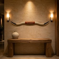 Fake Antler Wall Mount Vintage Design Bull Antler Decor Unique Shape for Cafe