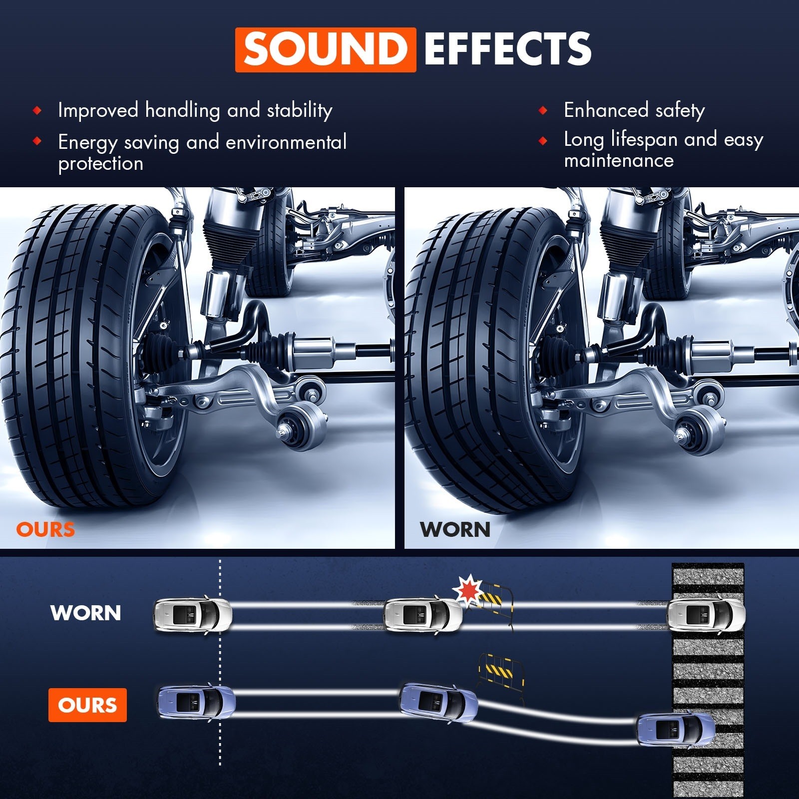 Rolls-Royce Ghost 2008-2019 FRONT+LEFT, RIGHT Air suspension strut