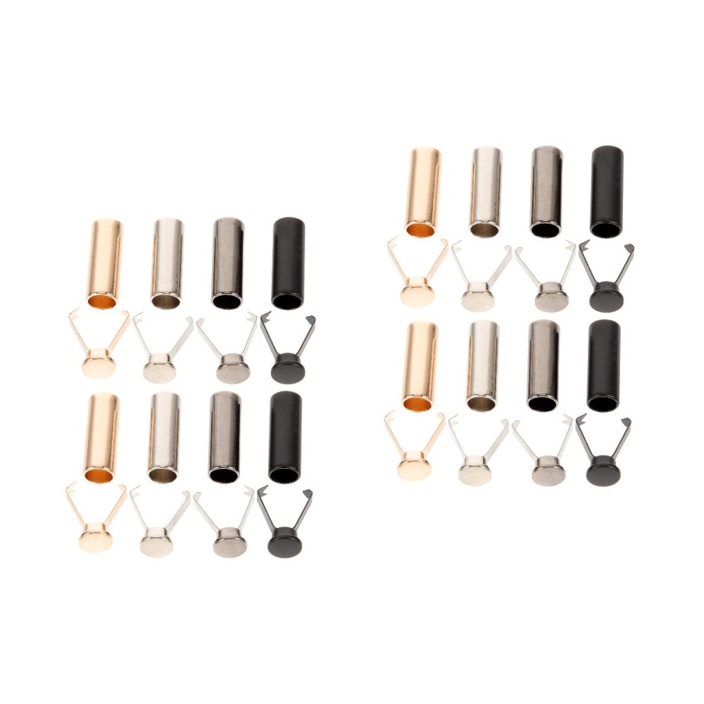 APL Confezione 2 Corde Cappuccio Materiale Ausiliario Bambino Shoestring Aglets Terminali Laccio Scarpe