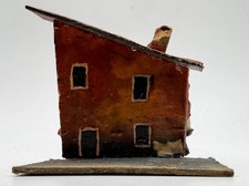 Casetta Presepe Artigianale Vintage Sughero